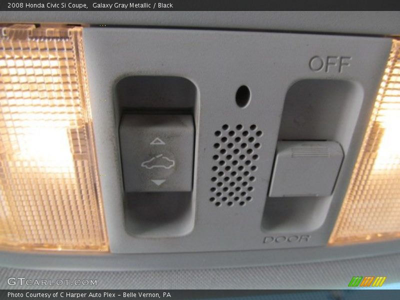 Galaxy Gray Metallic / Black 2008 Honda Civic Si Coupe
