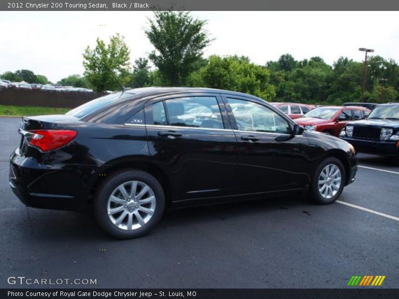 Black / Black 2012 Chrysler 200 Touring Sedan