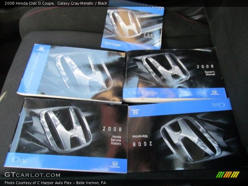 Galaxy Gray Metallic / Black 2008 Honda Civic Si Coupe