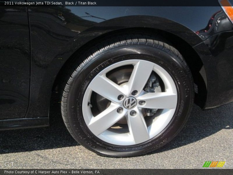 Black / Titan Black 2011 Volkswagen Jetta TDI Sedan