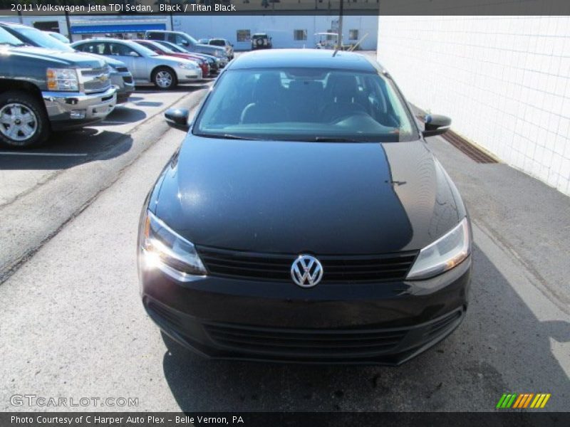 Black / Titan Black 2011 Volkswagen Jetta TDI Sedan