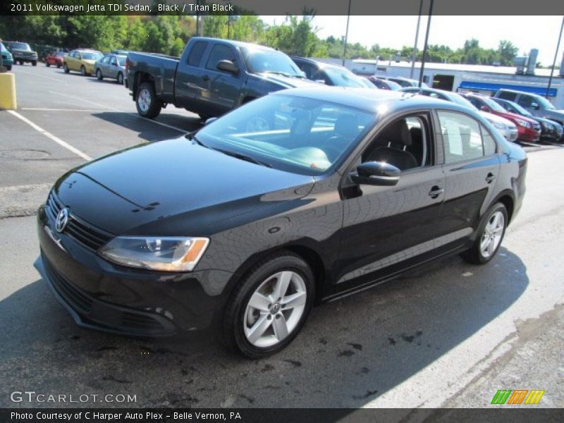 Black / Titan Black 2011 Volkswagen Jetta TDI Sedan