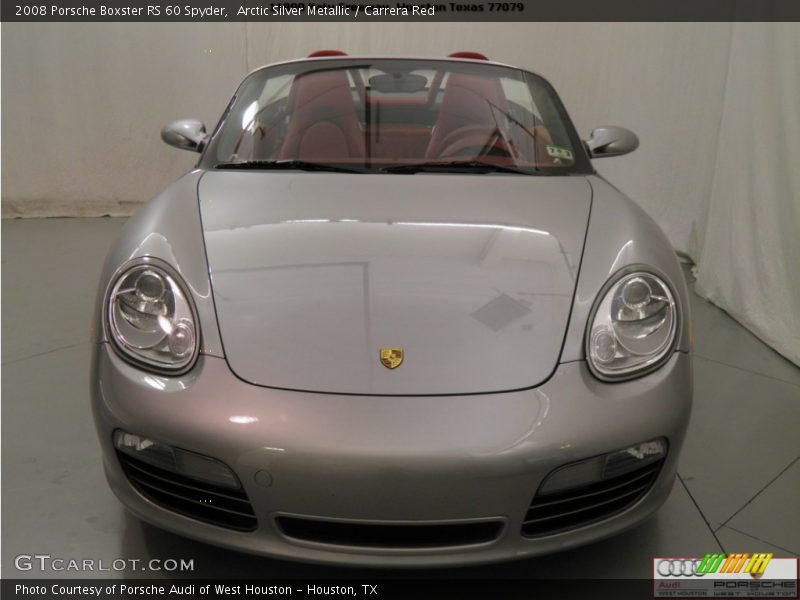 Arctic Silver Metallic / Carrera Red 2008 Porsche Boxster RS 60 Spyder