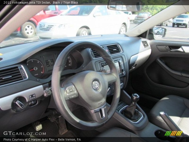 Black / Titan Black 2011 Volkswagen Jetta TDI Sedan
