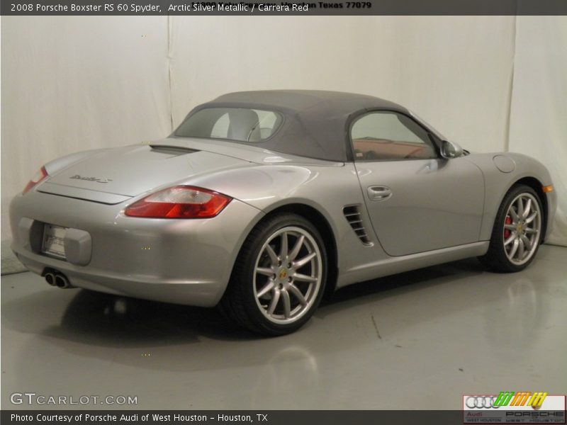 Arctic Silver Metallic / Carrera Red 2008 Porsche Boxster RS 60 Spyder