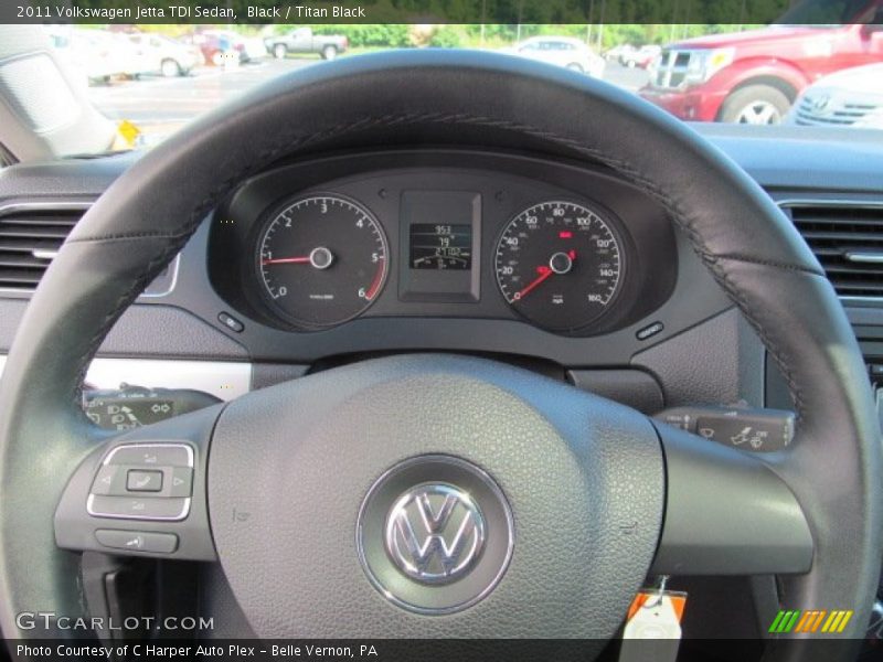 Black / Titan Black 2011 Volkswagen Jetta TDI Sedan