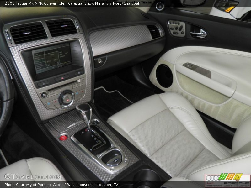 Celestial Black Metallic / Ivory/Charcoal 2008 Jaguar XK XKR Convertible