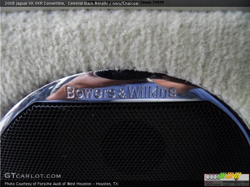 Celestial Black Metallic / Ivory/Charcoal 2008 Jaguar XK XKR Convertible