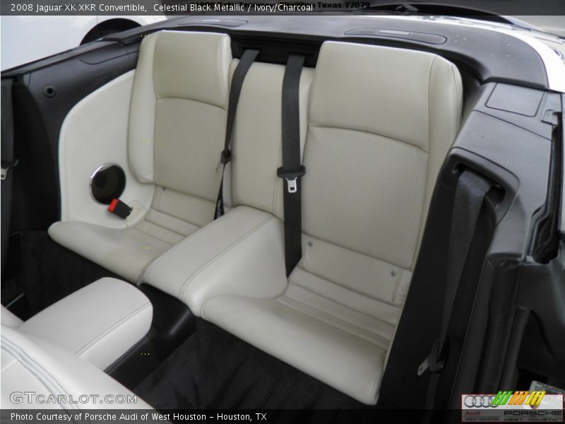 Celestial Black Metallic / Ivory/Charcoal 2008 Jaguar XK XKR Convertible