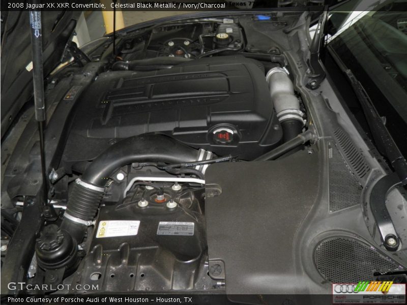 Celestial Black Metallic / Ivory/Charcoal 2008 Jaguar XK XKR Convertible