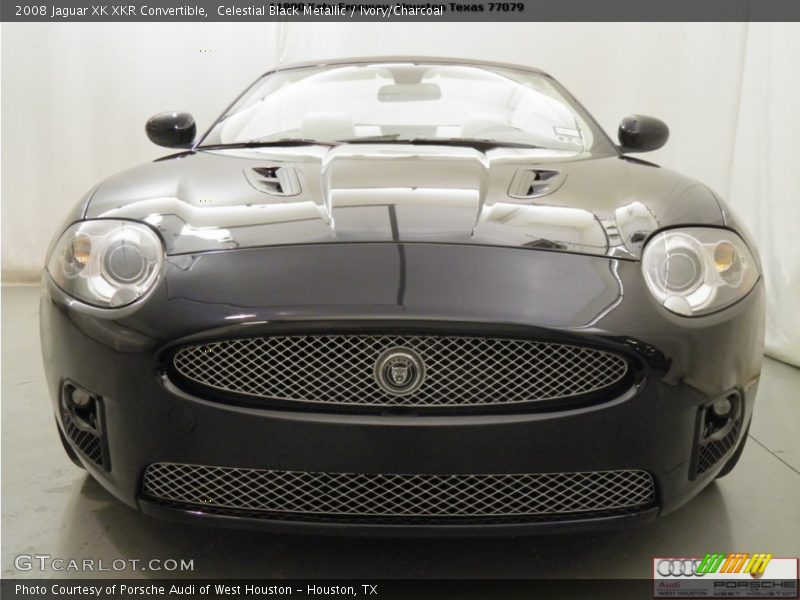 Celestial Black Metallic / Ivory/Charcoal 2008 Jaguar XK XKR Convertible