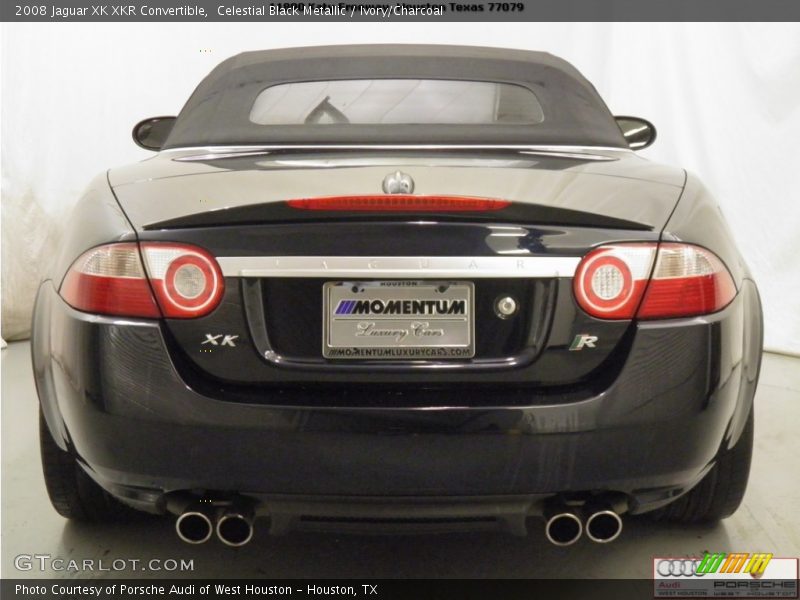 Celestial Black Metallic / Ivory/Charcoal 2008 Jaguar XK XKR Convertible