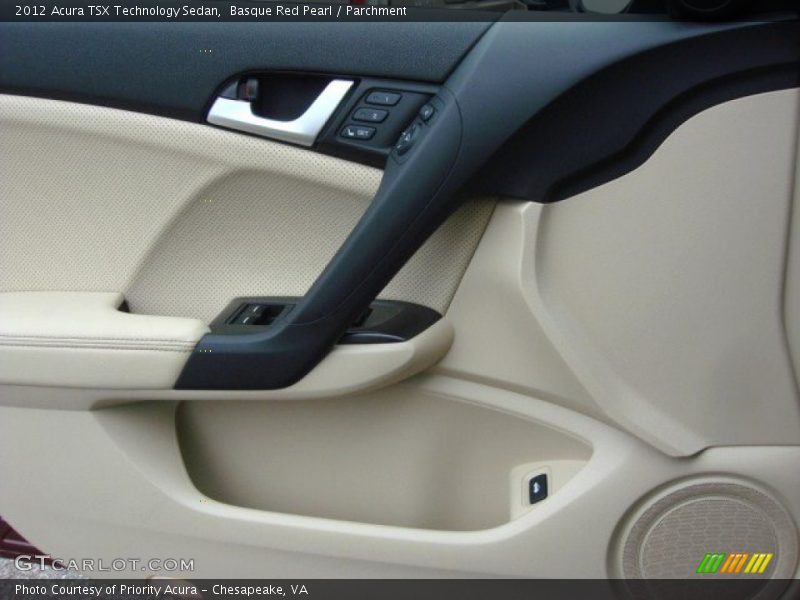 Basque Red Pearl / Parchment 2012 Acura TSX Technology Sedan