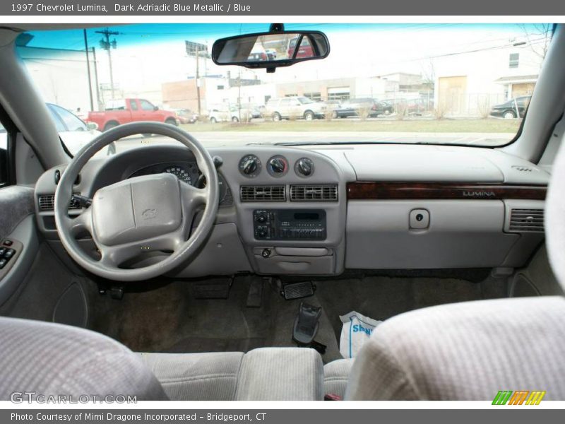 Dark Adriadic Blue Metallic / Blue 1997 Chevrolet Lumina