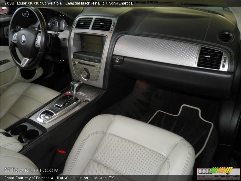 Celestial Black Metallic / Ivory/Charcoal 2008 Jaguar XK XKR Convertible