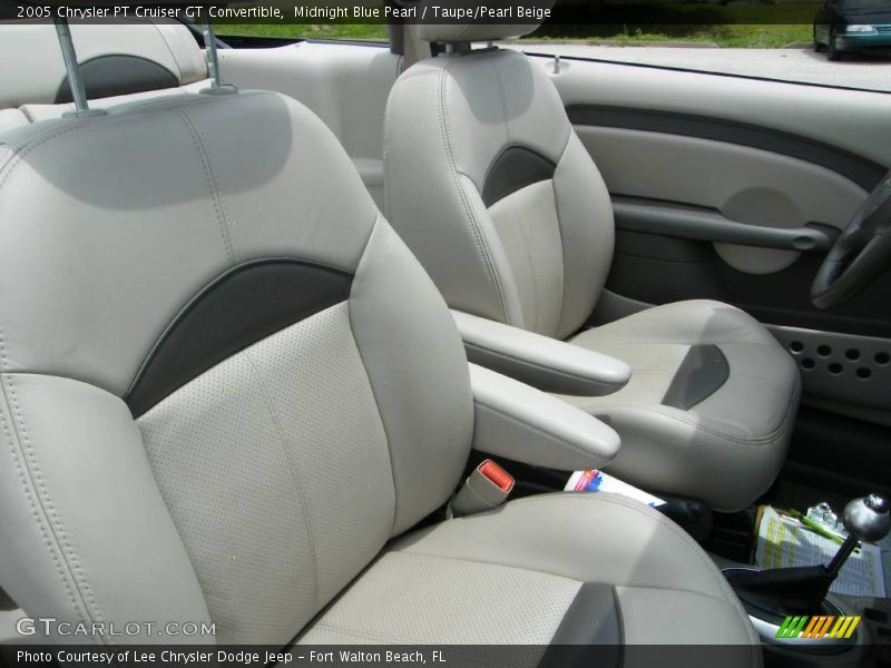 Midnight Blue Pearl / Taupe/Pearl Beige 2005 Chrysler PT Cruiser GT Convertible