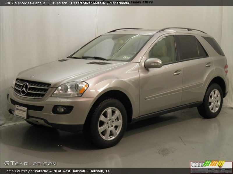 Desert Silver Metallic / Macadamia 2007 Mercedes-Benz ML 350 4Matic