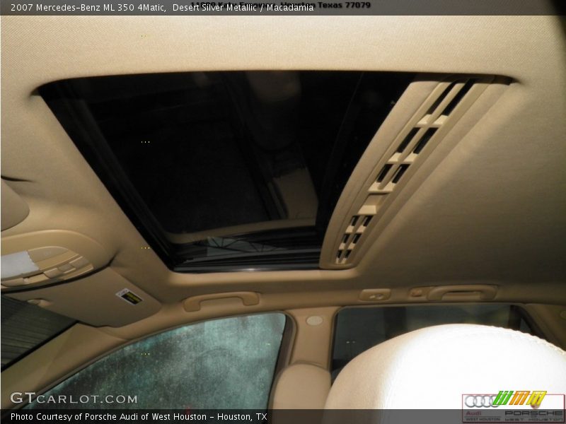 Desert Silver Metallic / Macadamia 2007 Mercedes-Benz ML 350 4Matic
