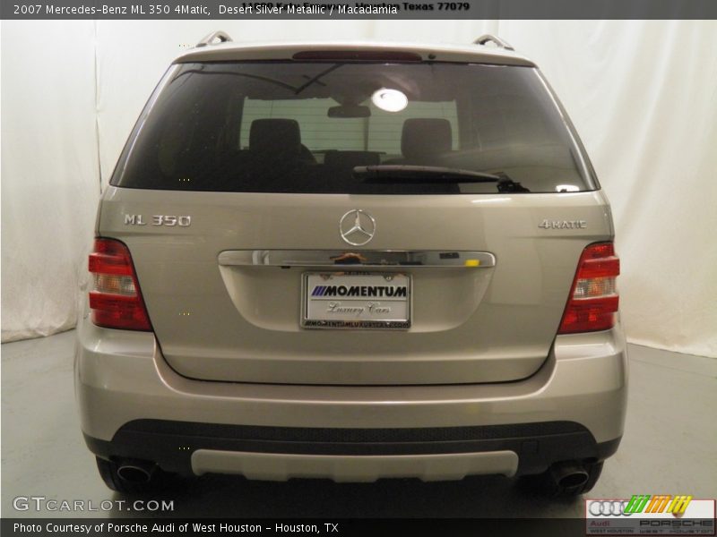 Desert Silver Metallic / Macadamia 2007 Mercedes-Benz ML 350 4Matic