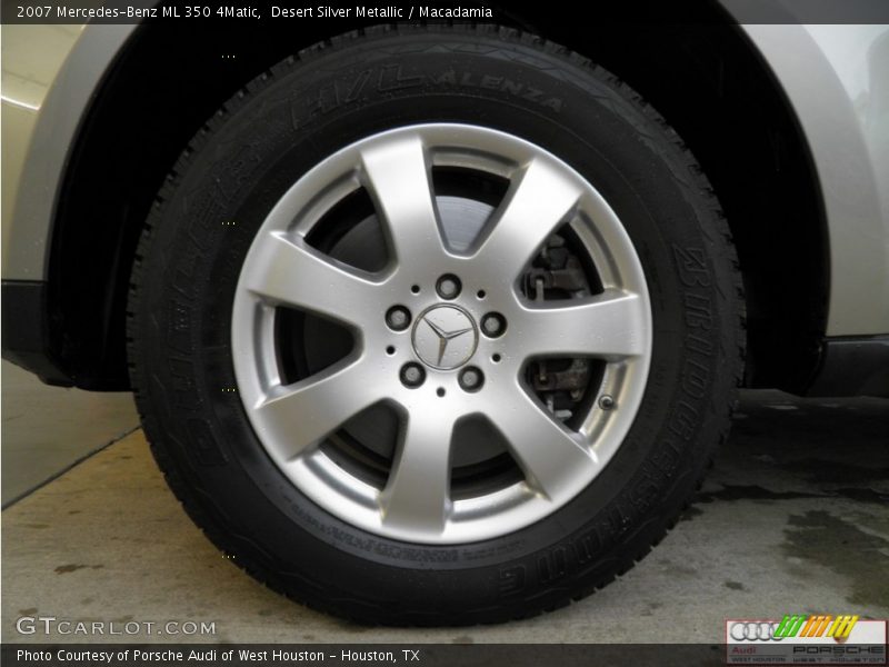 Desert Silver Metallic / Macadamia 2007 Mercedes-Benz ML 350 4Matic