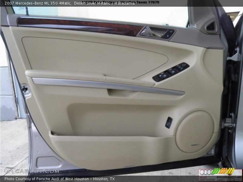 Desert Silver Metallic / Macadamia 2007 Mercedes-Benz ML 350 4Matic