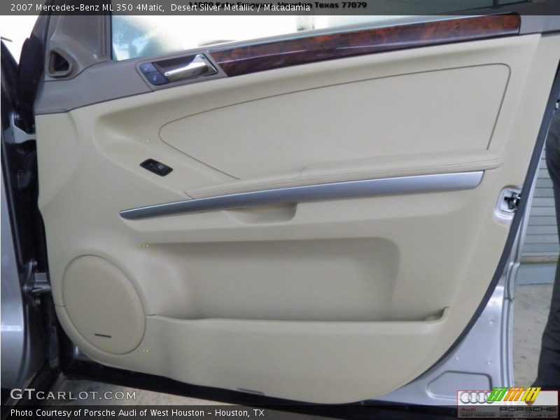 Desert Silver Metallic / Macadamia 2007 Mercedes-Benz ML 350 4Matic