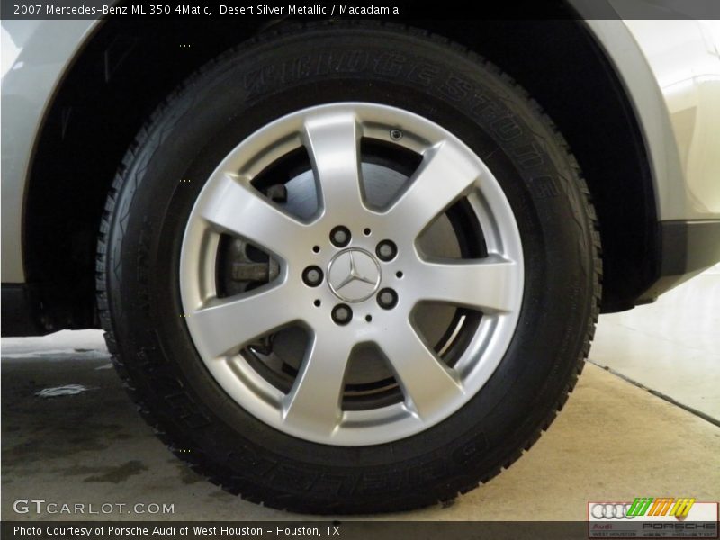 Desert Silver Metallic / Macadamia 2007 Mercedes-Benz ML 350 4Matic