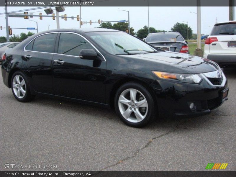 Crystal Black Pearl / Ebony 2010 Acura TSX Sedan