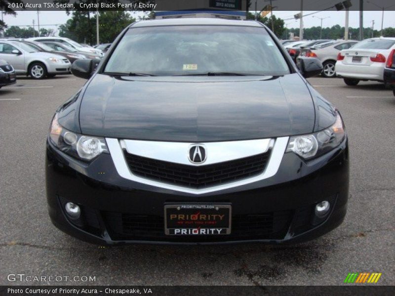Crystal Black Pearl / Ebony 2010 Acura TSX Sedan