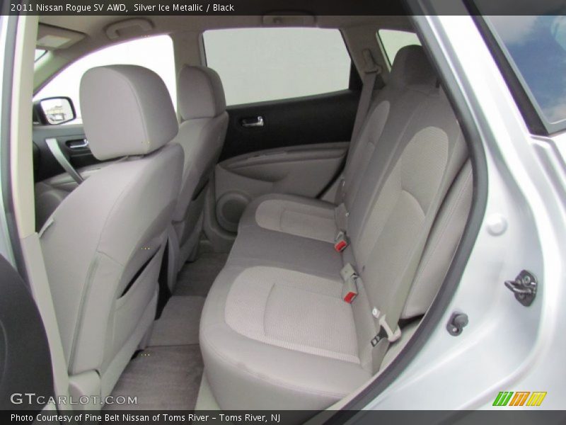 Silver Ice Metallic / Black 2011 Nissan Rogue SV AWD