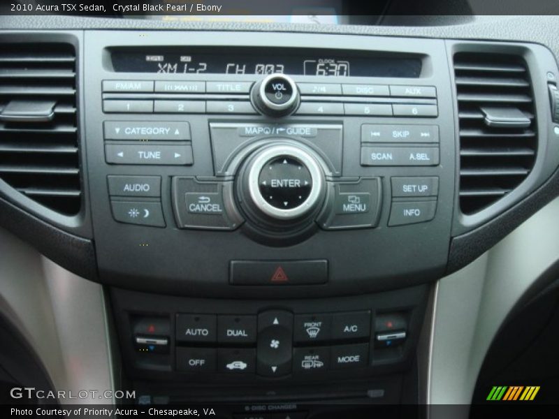Crystal Black Pearl / Ebony 2010 Acura TSX Sedan