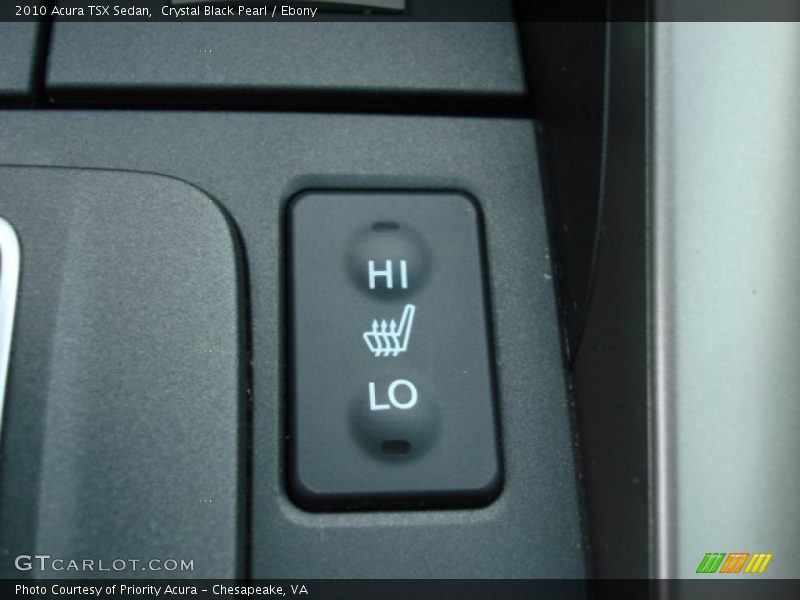Crystal Black Pearl / Ebony 2010 Acura TSX Sedan
