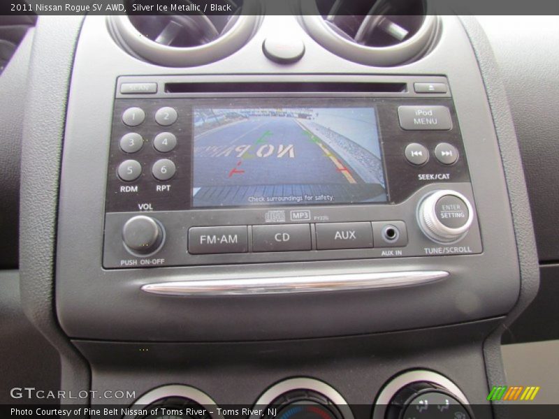 Silver Ice Metallic / Black 2011 Nissan Rogue SV AWD