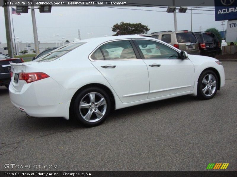 Bellanova White Pearl / Parchment 2012 Acura TSX Technology Sedan