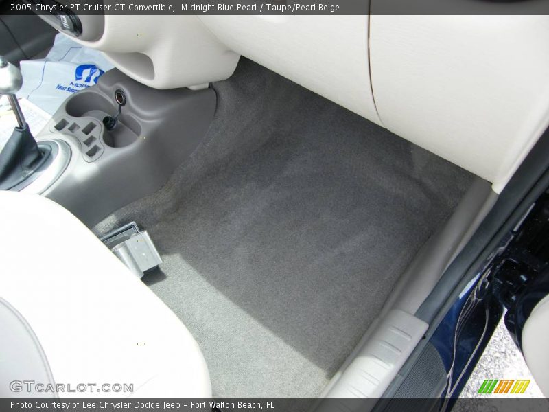 Midnight Blue Pearl / Taupe/Pearl Beige 2005 Chrysler PT Cruiser GT Convertible