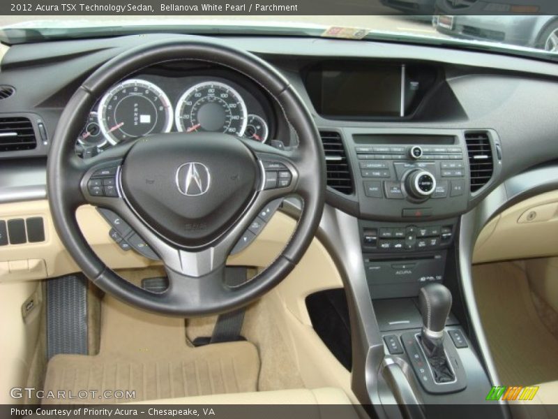 Bellanova White Pearl / Parchment 2012 Acura TSX Technology Sedan