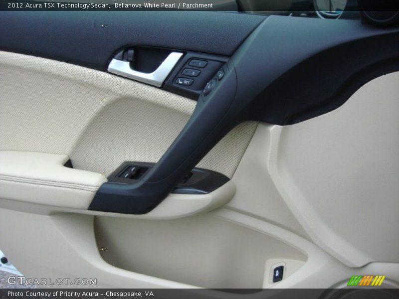 Bellanova White Pearl / Parchment 2012 Acura TSX Technology Sedan