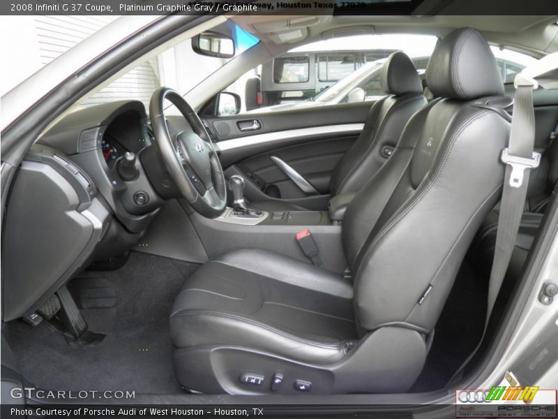Platinum Graphite Gray / Graphite 2008 Infiniti G 37 Coupe