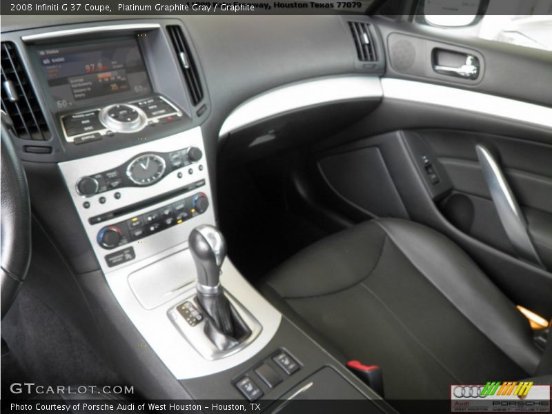 Platinum Graphite Gray / Graphite 2008 Infiniti G 37 Coupe