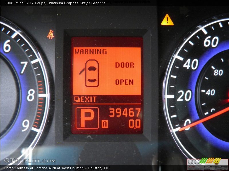 Platinum Graphite Gray / Graphite 2008 Infiniti G 37 Coupe
