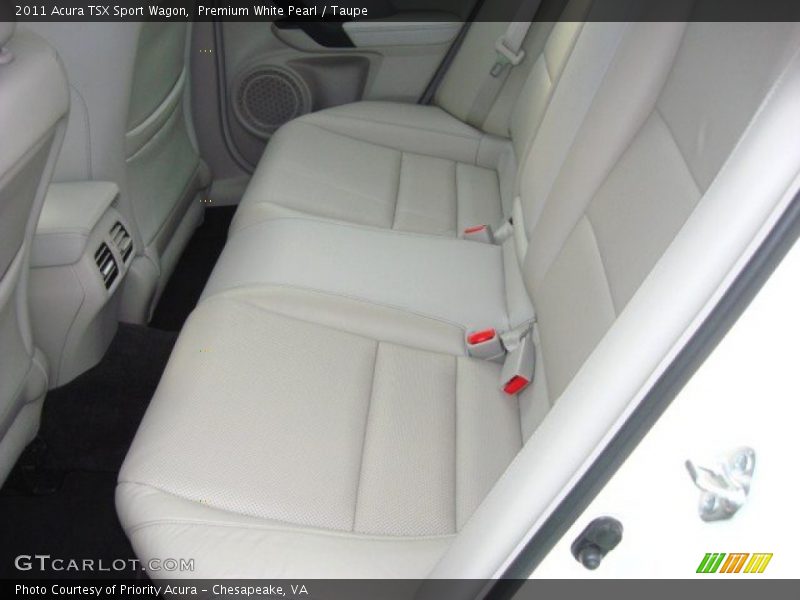 Rear Seat of 2011 TSX Sport Wagon