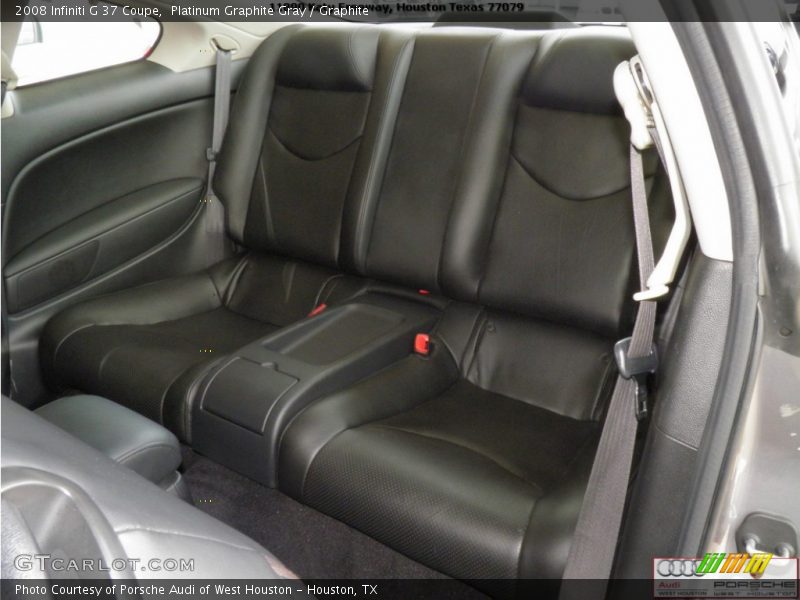 Platinum Graphite Gray / Graphite 2008 Infiniti G 37 Coupe