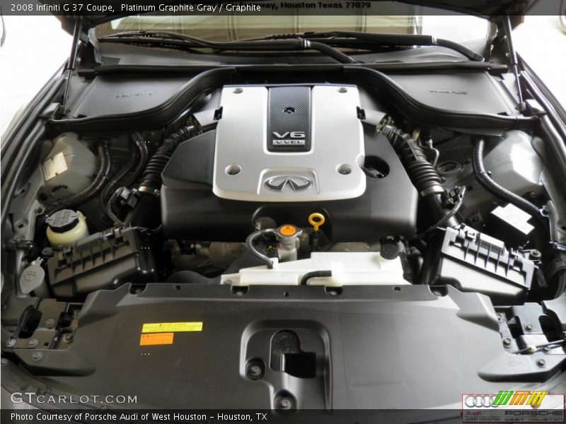 Platinum Graphite Gray / Graphite 2008 Infiniti G 37 Coupe