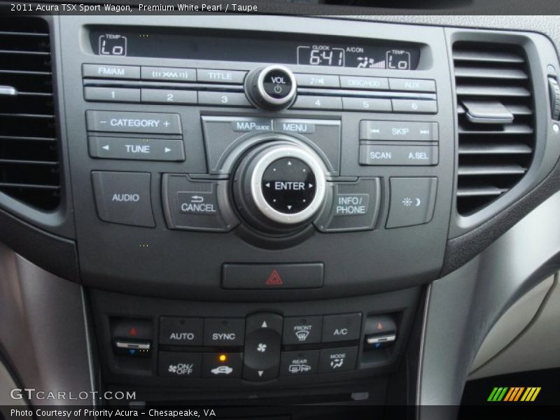 Audio System of 2011 TSX Sport Wagon