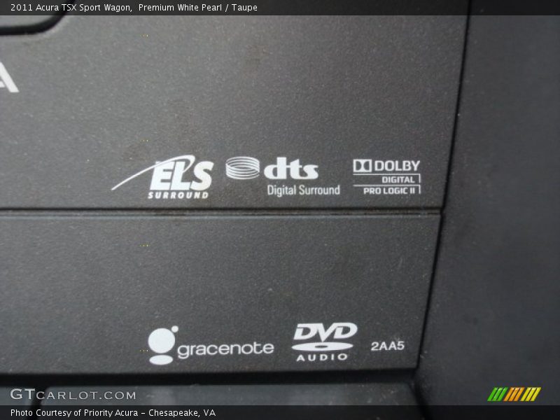 Audio System of 2011 TSX Sport Wagon