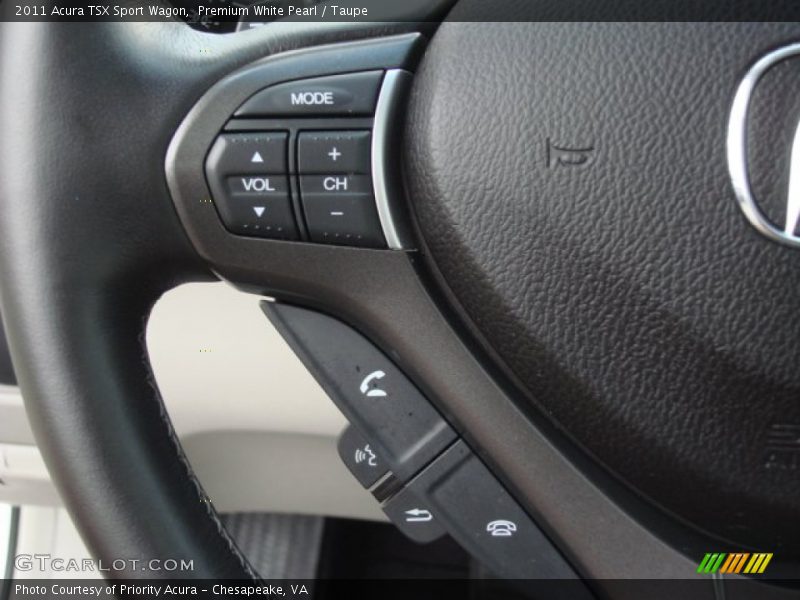 Controls of 2011 TSX Sport Wagon