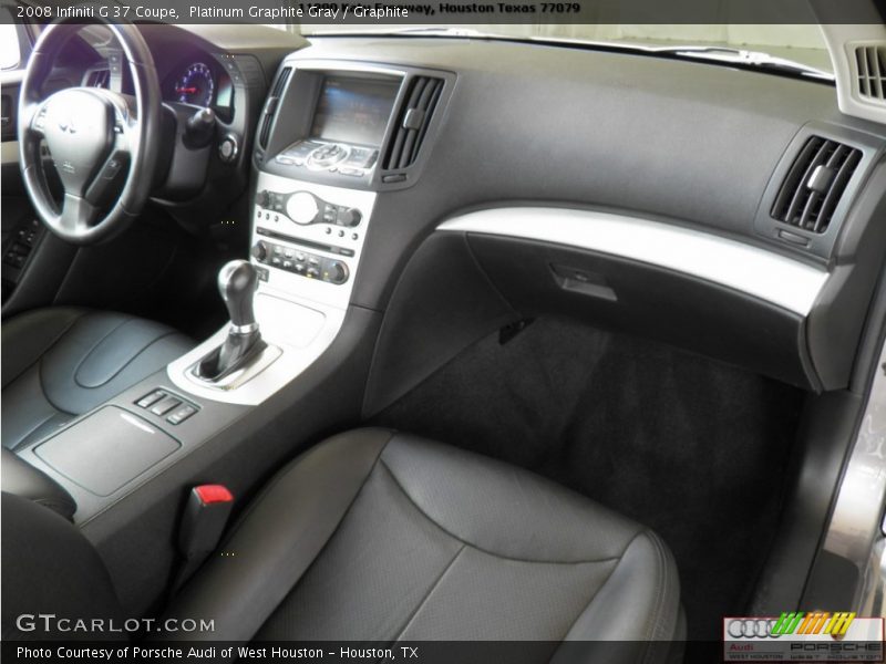 Platinum Graphite Gray / Graphite 2008 Infiniti G 37 Coupe