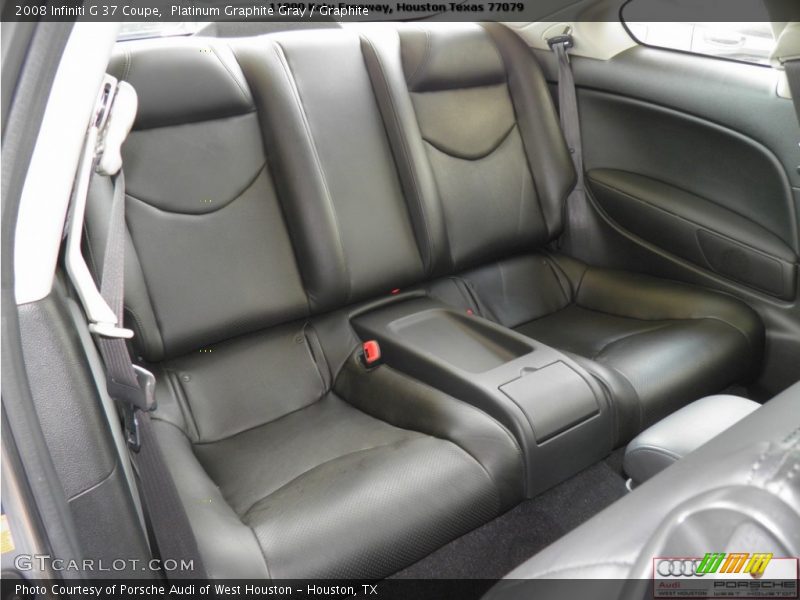 Platinum Graphite Gray / Graphite 2008 Infiniti G 37 Coupe