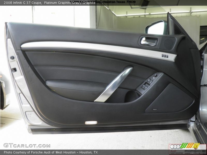 Platinum Graphite Gray / Graphite 2008 Infiniti G 37 Coupe