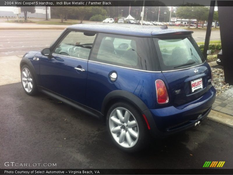 Indi Blue Metallic / Panther Black 2004 Mini Cooper S Hardtop
